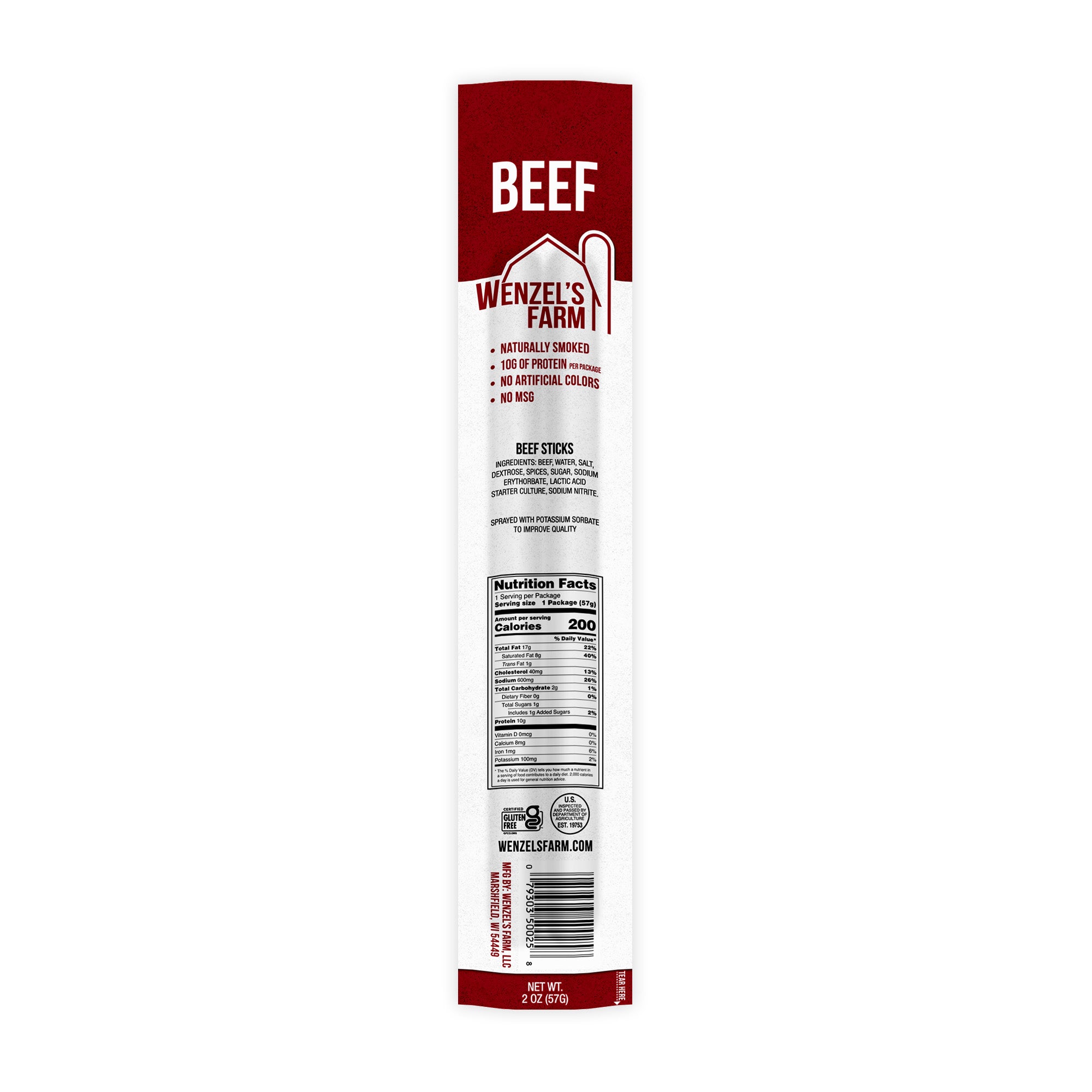 Beef Sticks – Wenzel's Farm