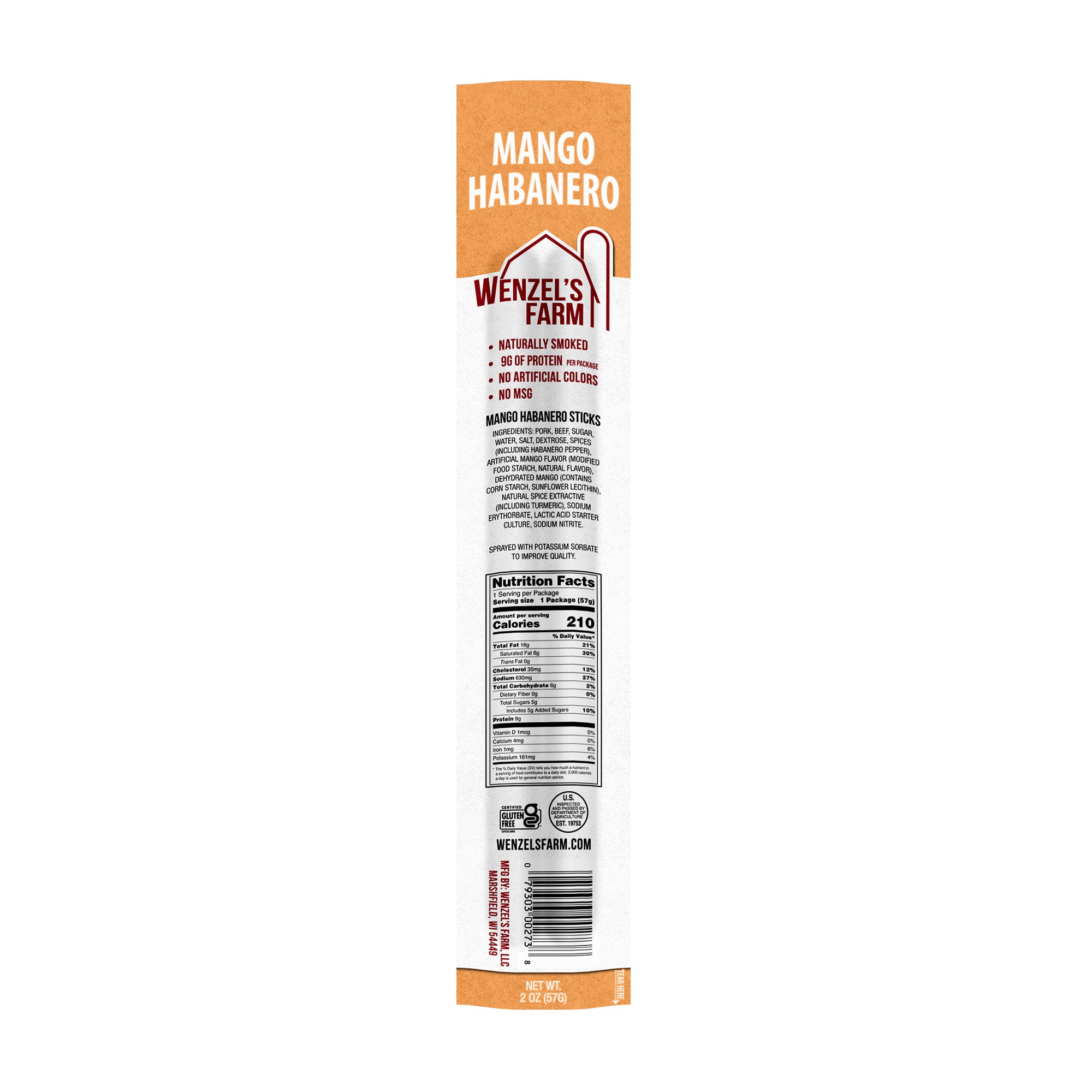 Mango Habanero Sticks – Wenzel's Farm