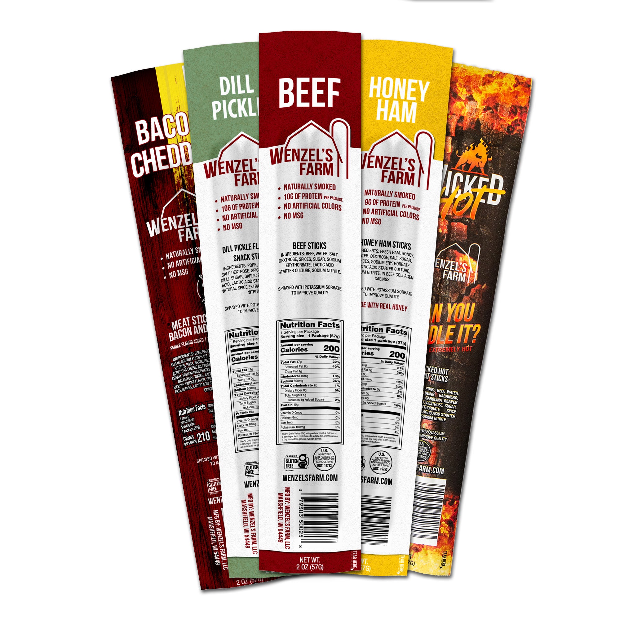 Wenzel's Farm Wenzel's Farm Sensory Snack Stick Variety Pack — product image
