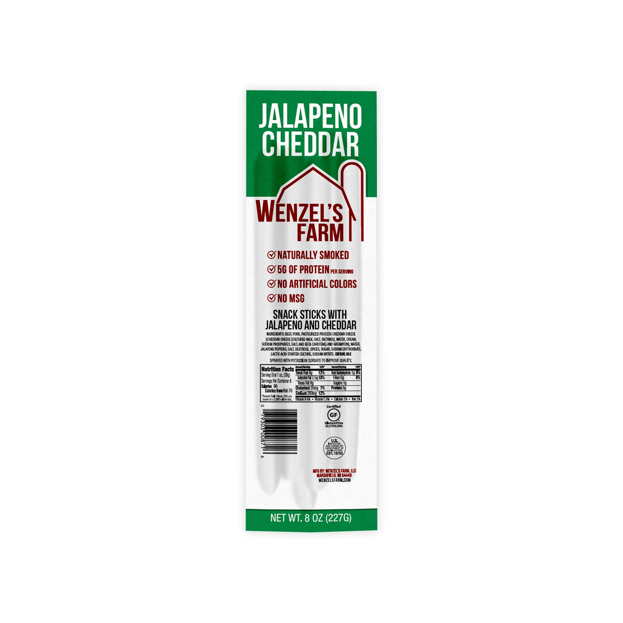 Jalapeno Cheddar Sticks – Wenzel's Farm