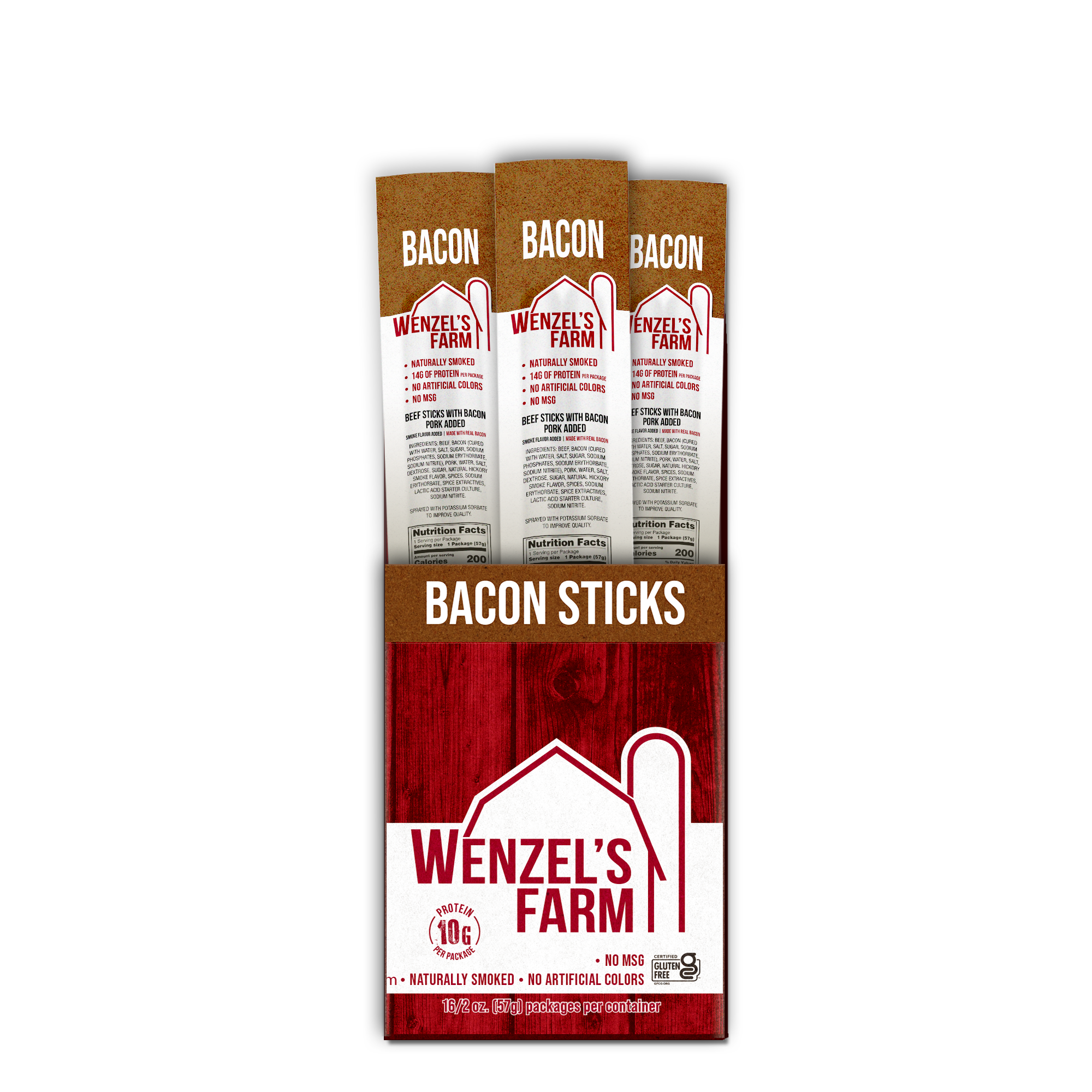 Beef with Bacon Sticks – Wenzel's Farm