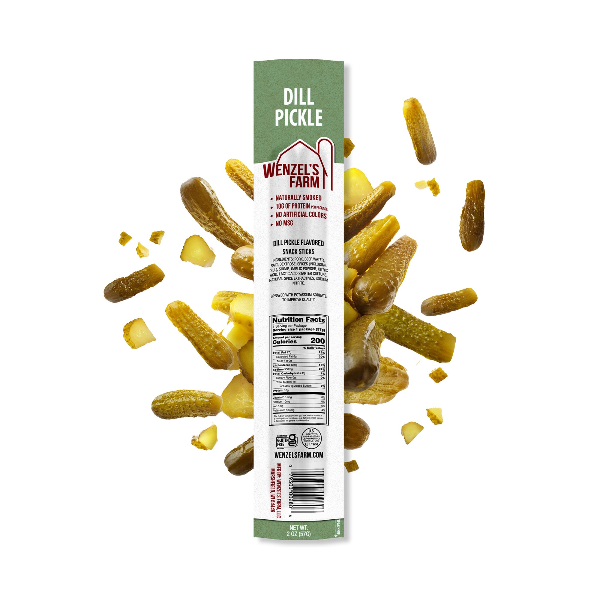 DELIQUETTE　50g Dill Pickle Sticks – Wenzel's Farm