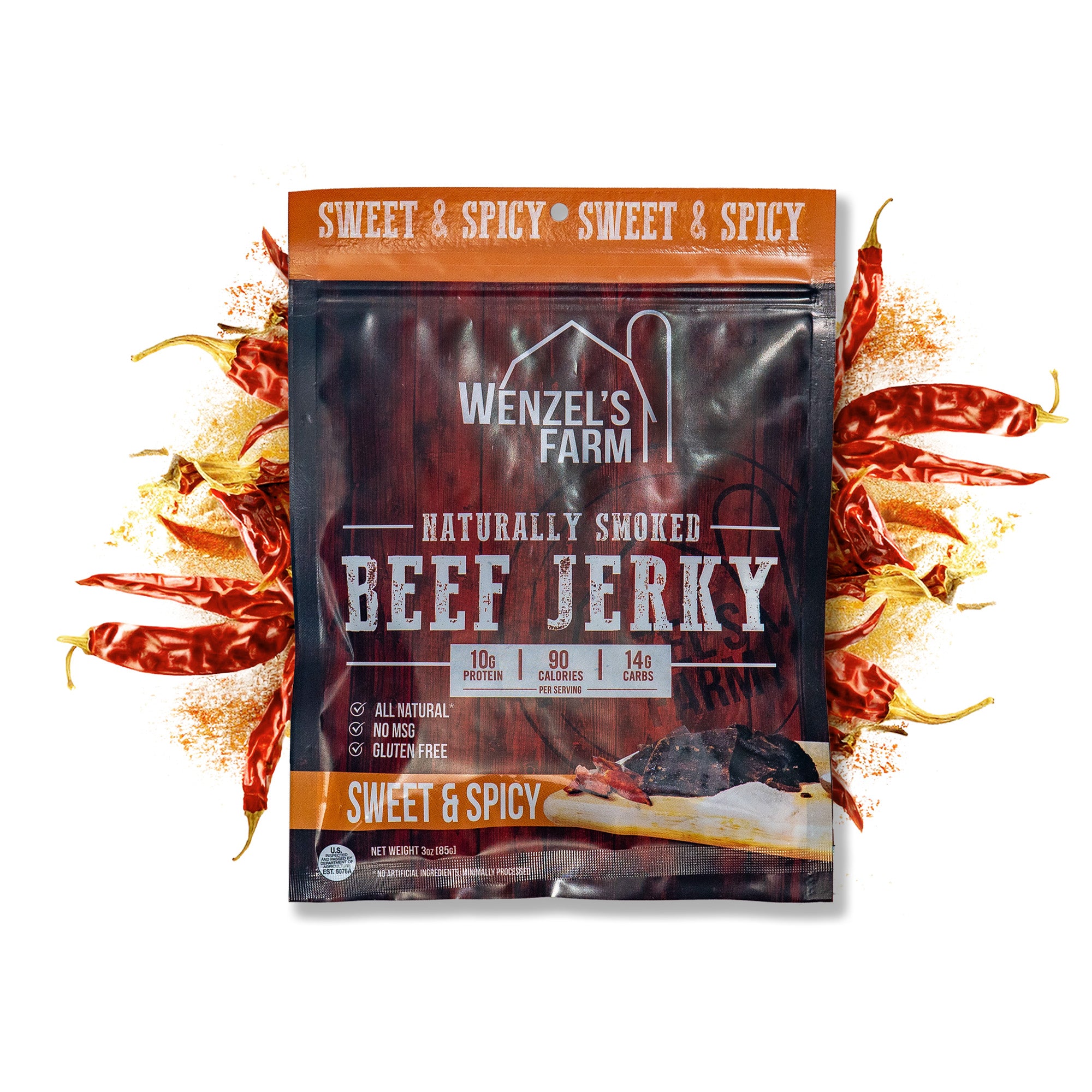 Sweet & Spicy Beef Jerky – Wenzel's Farm