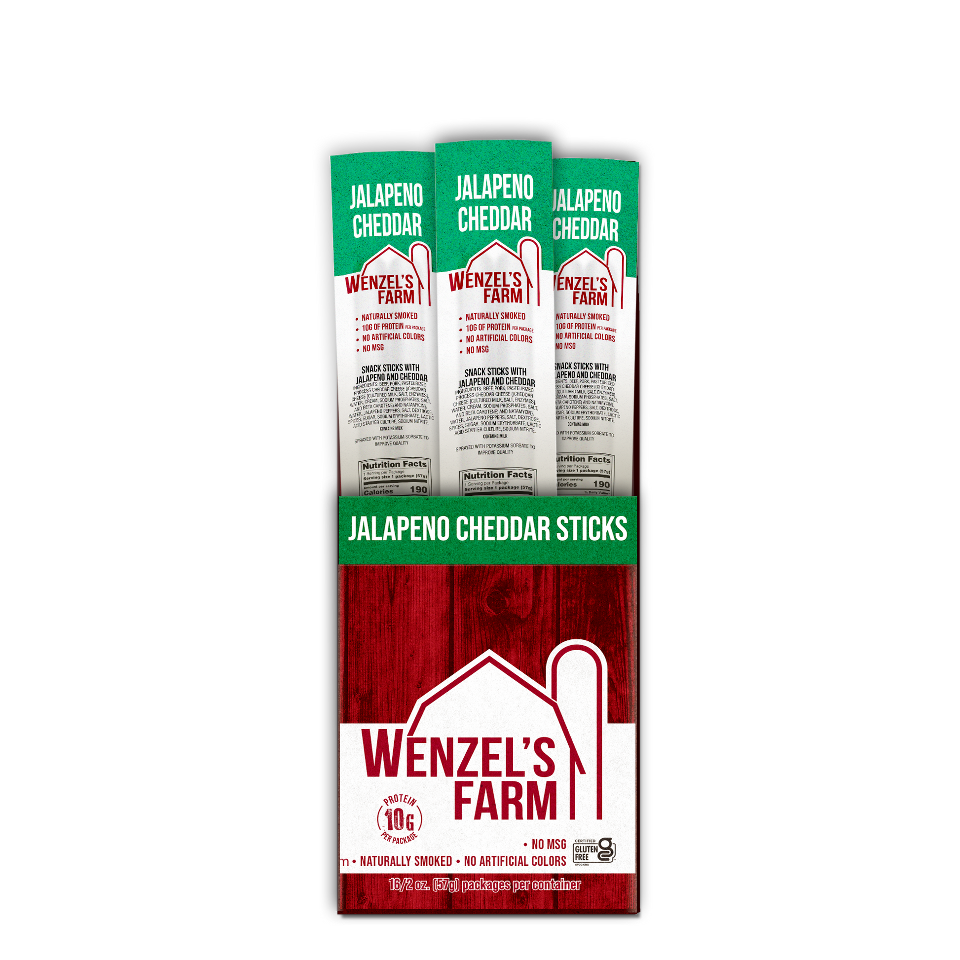 Jalapeno Cheddar Sticks – Wenzel's Farm Jalapeno Cheddar Sticks – Wenzel's Farm