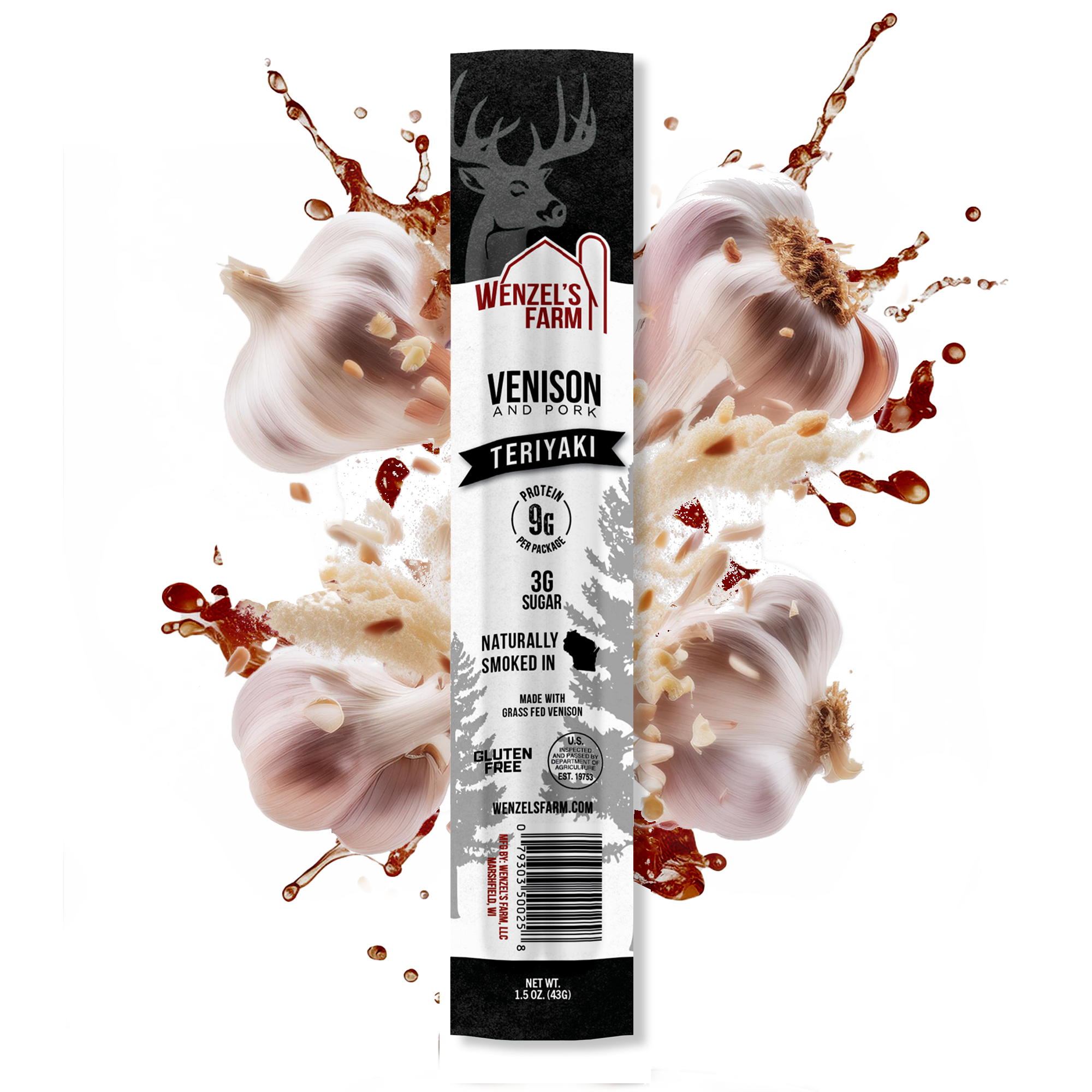 Venison Teriyaki Sticks – Wenzel's Farm