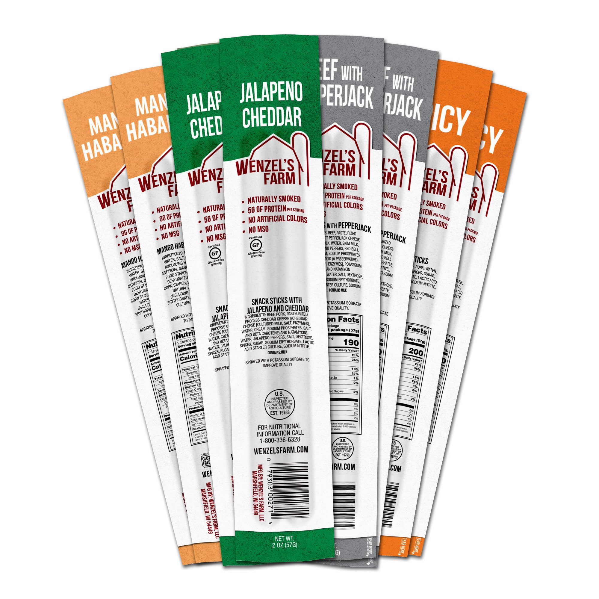 Spicy Snack Stick Variety Pack – Wenzel's Farm